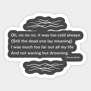 Stevie Smith Sticker